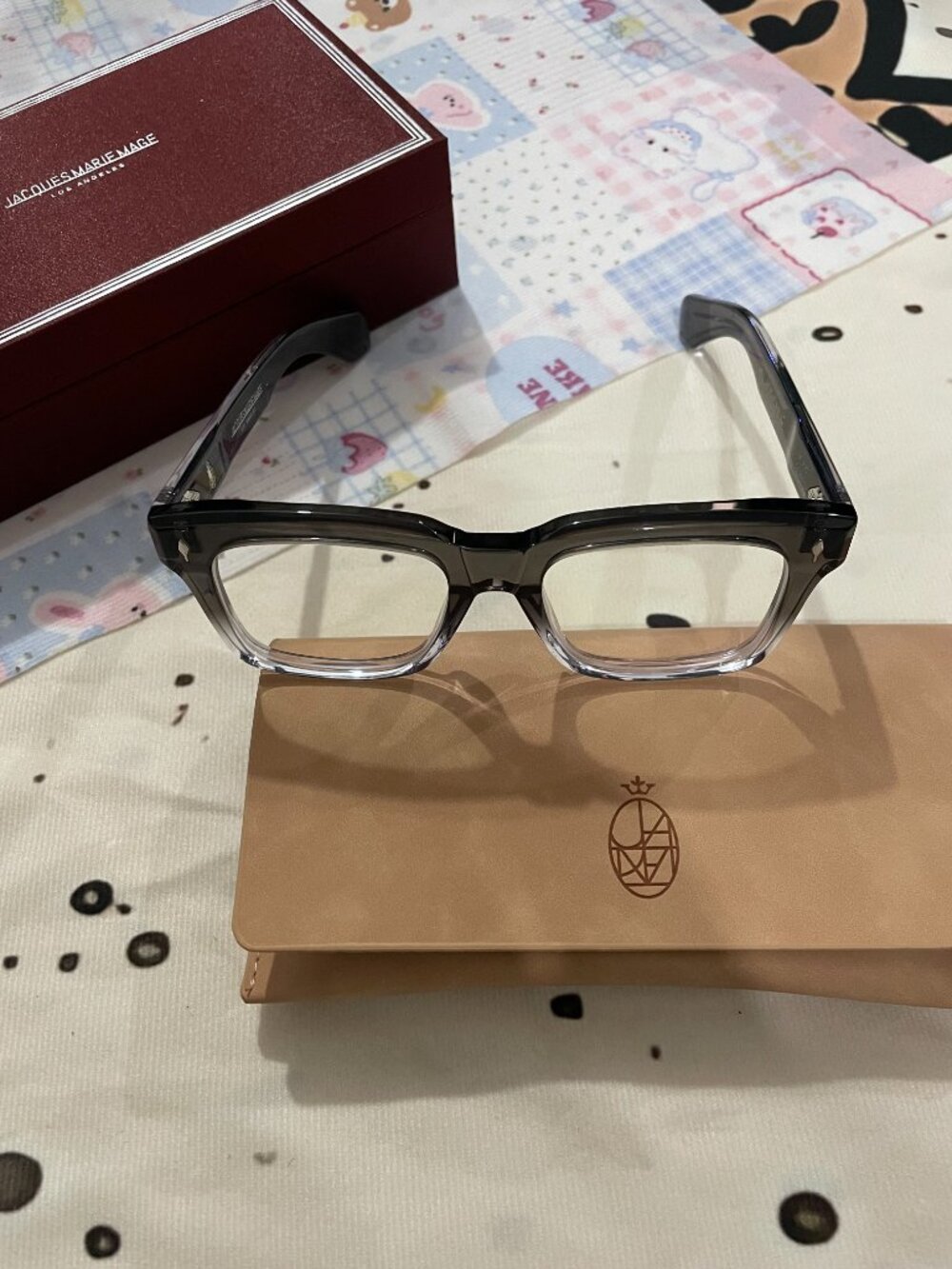 Jacques Marie Mage Gradient Square Optical Frames